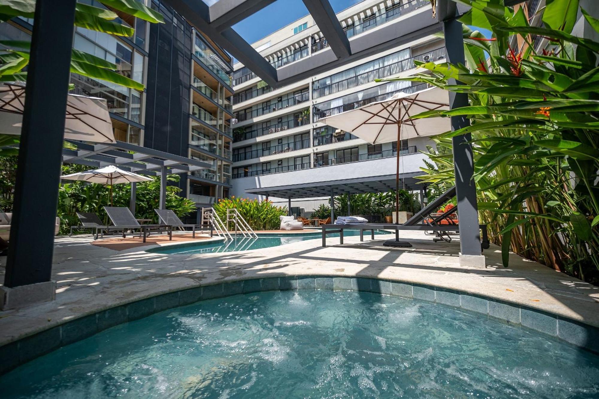 Chique Loft No Leblon Com Varanda E Vista Cristo Appartement Rio de Janeiro